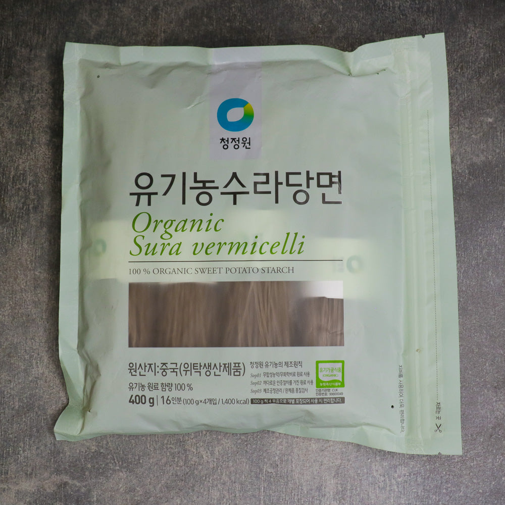 ChungJungOne Organic Sura ( Sweet Potato) Vermicelli ( 100g x 4) 400g