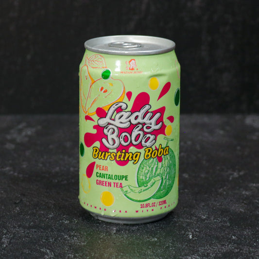 Lady Boba Bursting Boba Pear Cantalope &amp; Green Tea 320ml