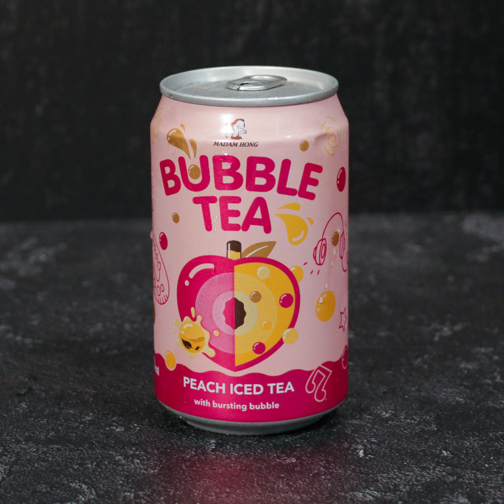 Madam Hong Bubble Tea Peach Iced Tea Flavour 320ml