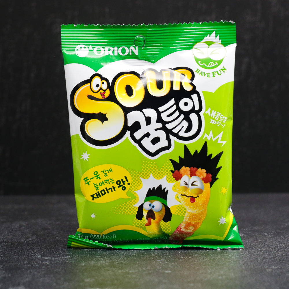 Orion Sour Wriggling Gummy Candy 66g