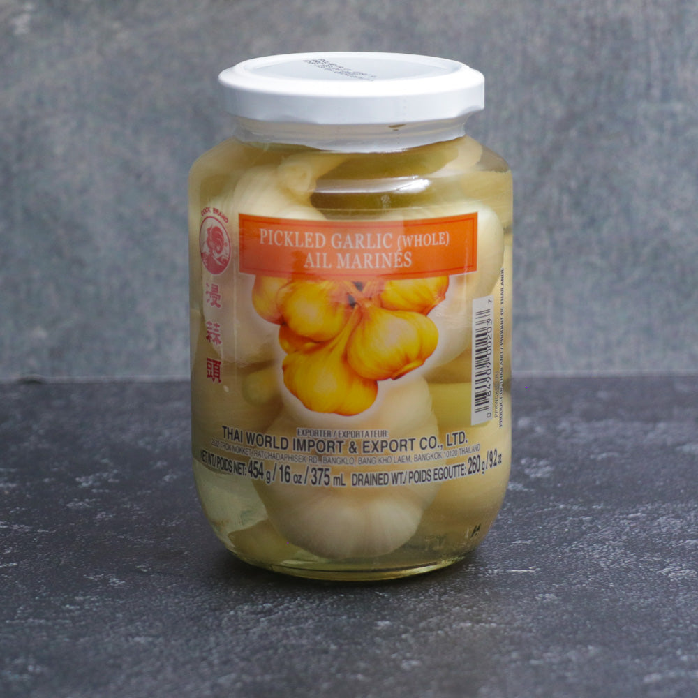 Cock Brand Whole Pickled Garlic 375g
