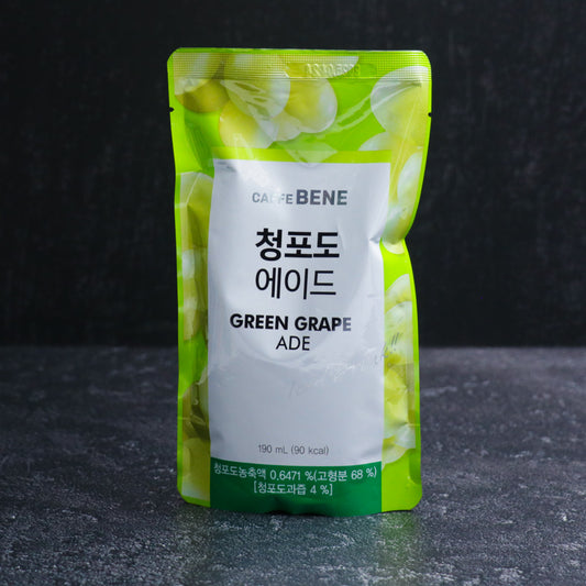 Caffe Bene Green Grape Ade Pouch 190ml