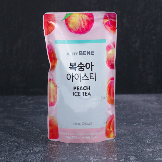 Caffe Bene Peach Ice Tea Ade Pouch 190ml