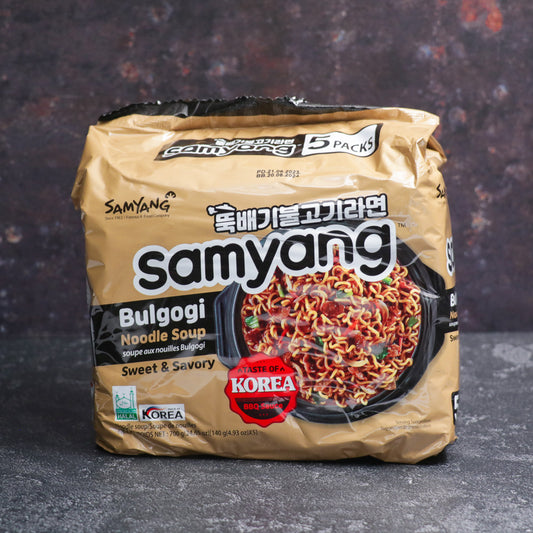 Samyang Bulgogi Noodle Soup 5 Pack 700g