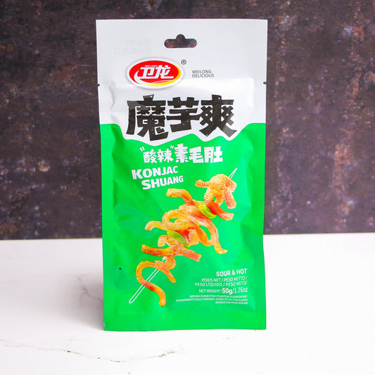 Wei Long Sour &amp; Hot Konjac Shuang Snack 50g