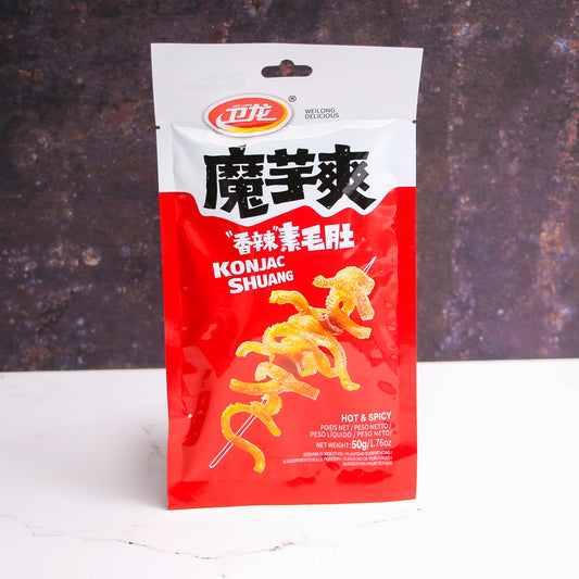 Wei Long Hot &amp; Spicy Konjac Shuang Snack 50g