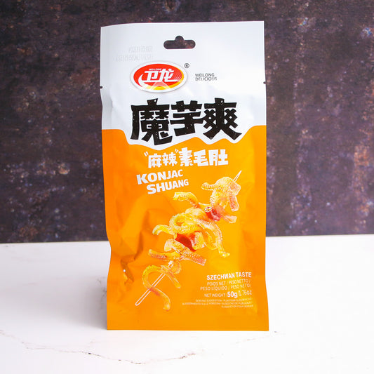 Wei Long Szechwan Taste Konjac Shaung Snack 50g