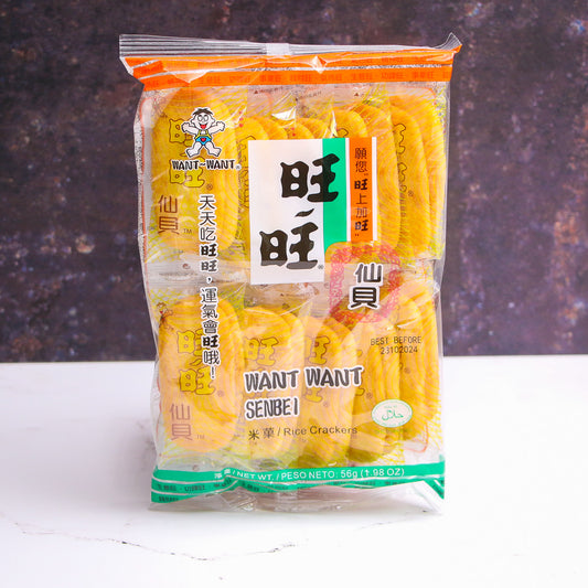 Want Want Senbei Rice Crackers 56g