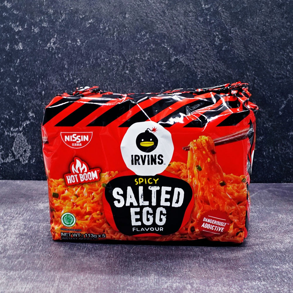 Nissin Irvins (Limited Editon) Spicy Salted Egg 5 Pack 535g