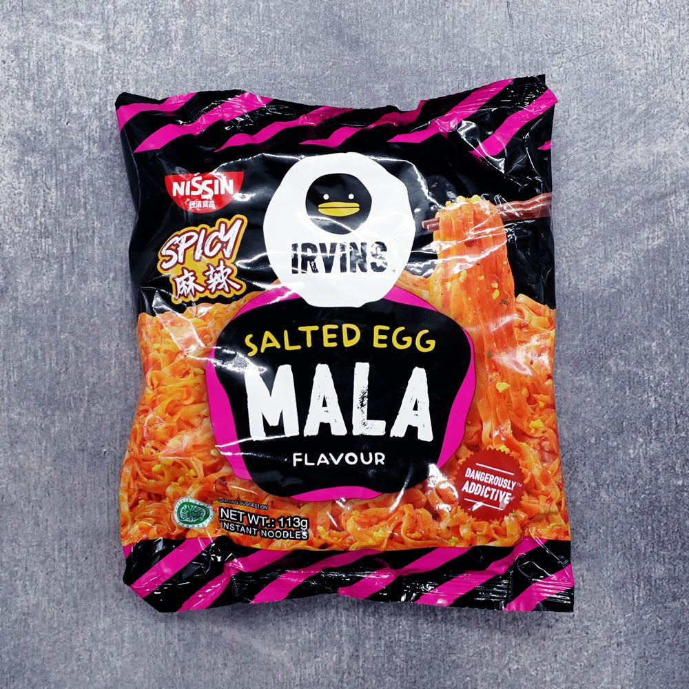 Nissin Irvins (Limited Edition) Spicy Mala Salted Eggs Ramen 113g