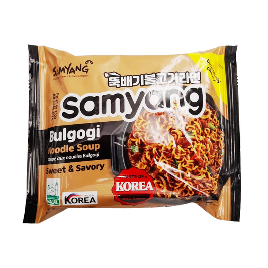 Samyang Bulgogi Noodle Soup Single Packet 140g
