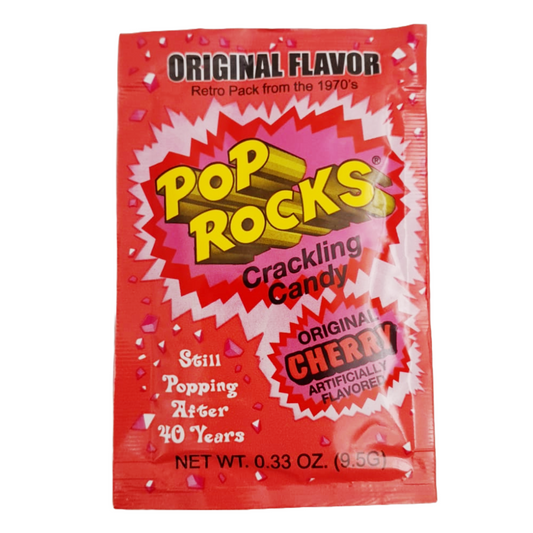Pop Rocks Crackling Candy Original Cherry Flavour 9.5g