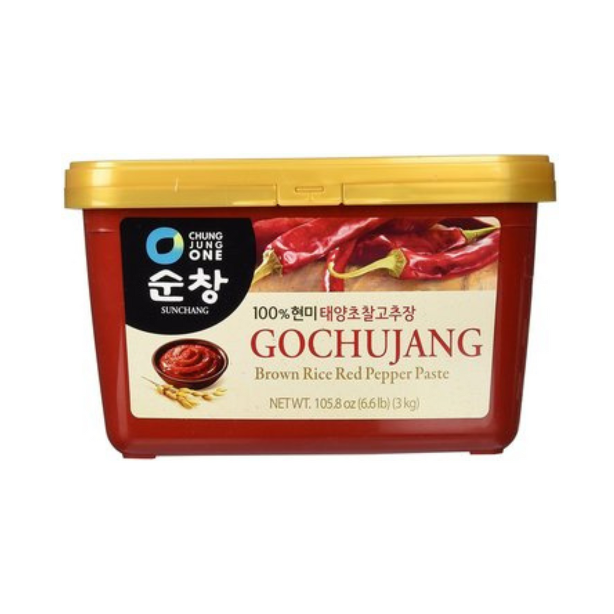 CJW Brown Rice Gochujang Red Pepper Paste 3kg - Che Gourmet