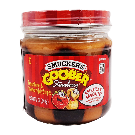 Smucker's Goober Peanut Butter and Strawberry Jelly Strips 340g