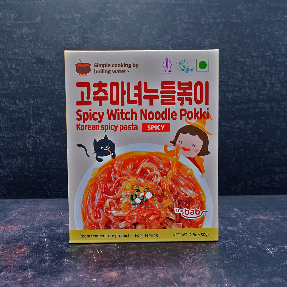 The Bab Spicy Witch Noodle Pokki Korean Pasta (80g) - Che Gourmet