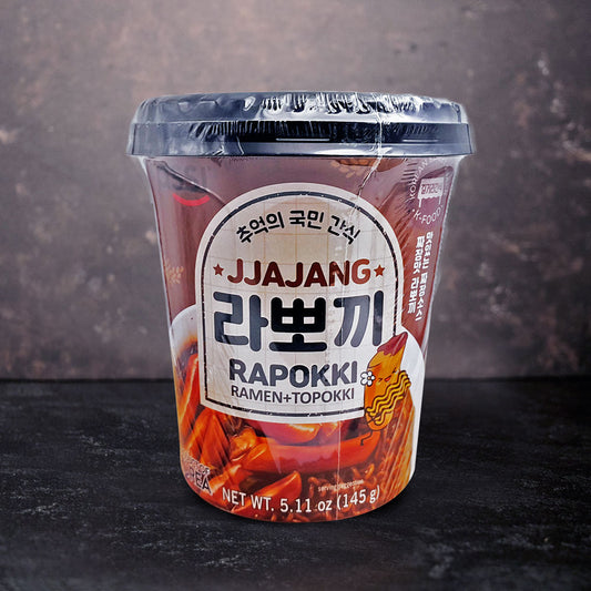 Assi Rapokki (Ramen & Topokki) Jjajang Flavour 145g