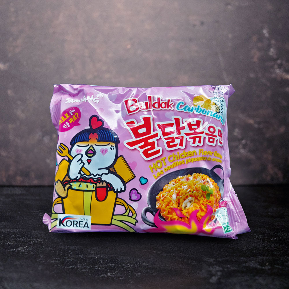 Samyang Buldak Carbonara Flavour Ramen Single Packet 130g - Che Gourmet