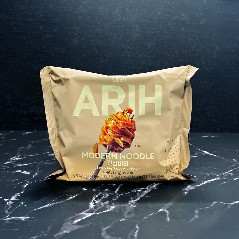 Arih Modern Noodle Savoury Soy Sauce with Butter 135g Single Packet