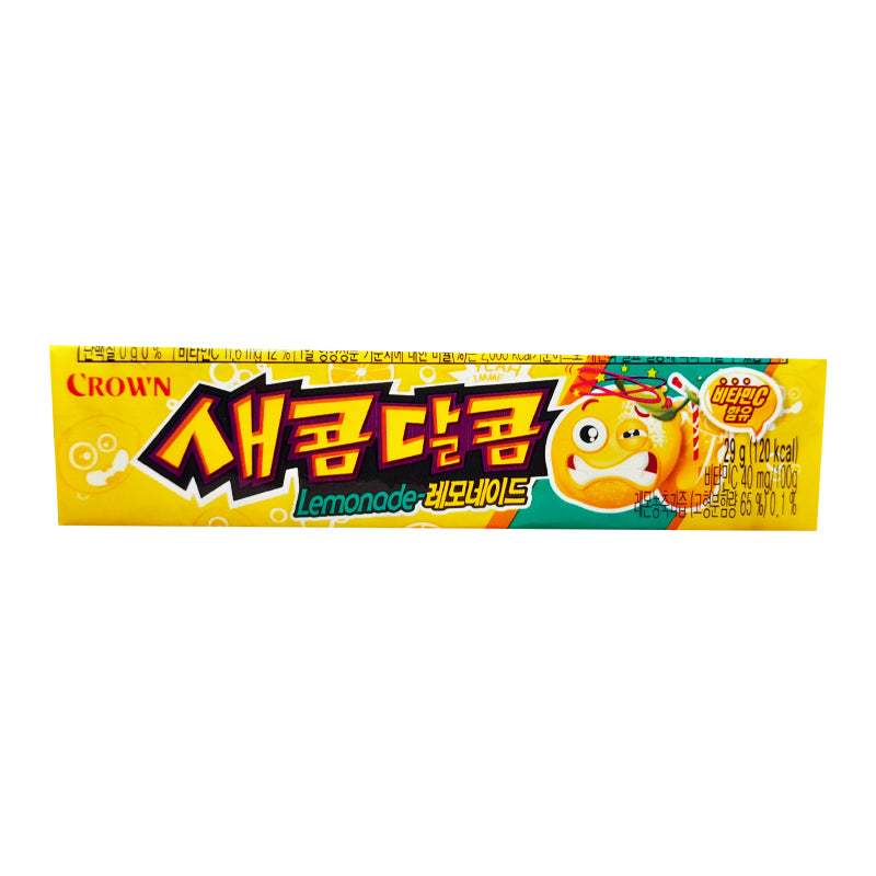 Crown Chewsome Sour Lemon Candy 29g - Che Gourmet