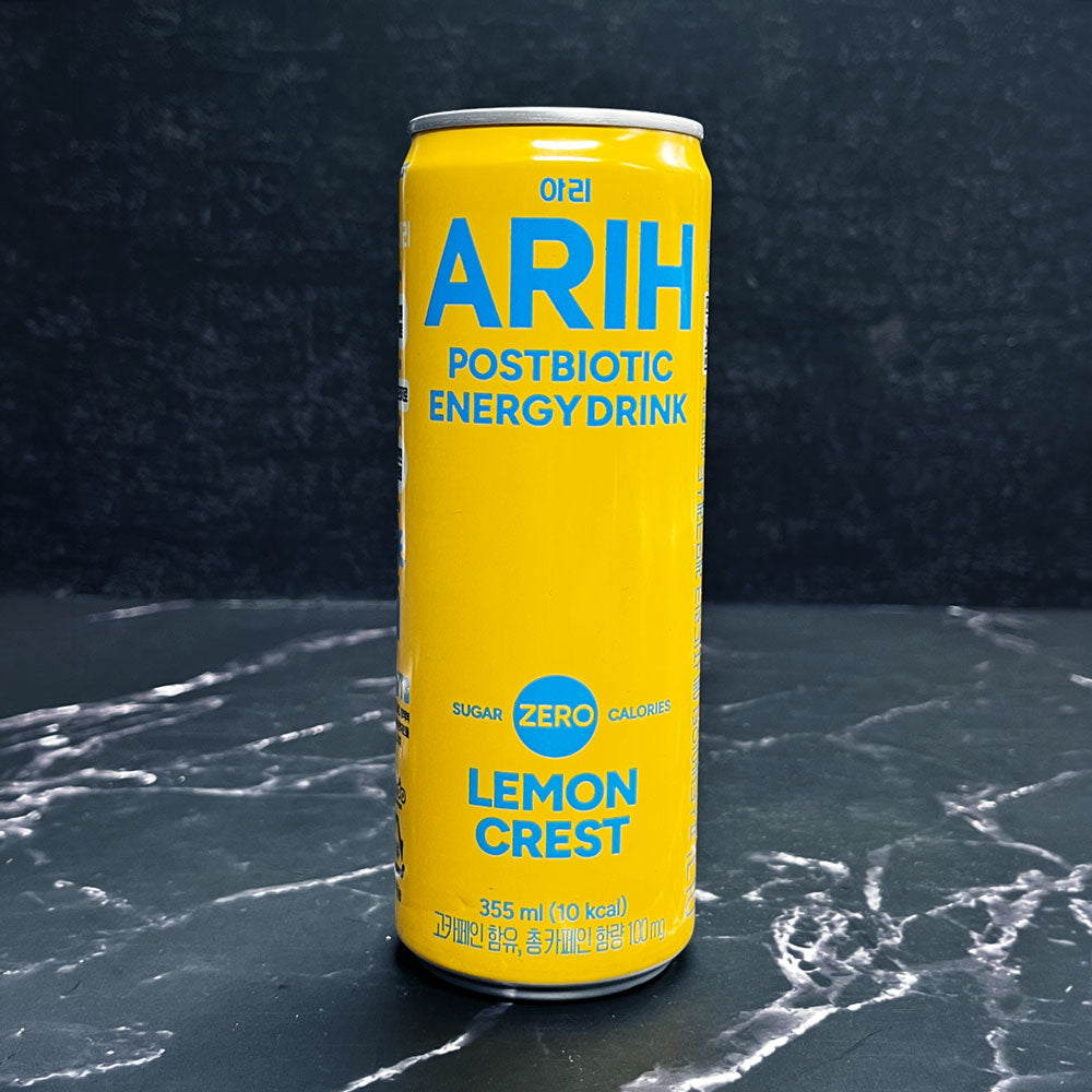 ARIH BTS Postbiotic Energy Drink Lemon Crest 355ml