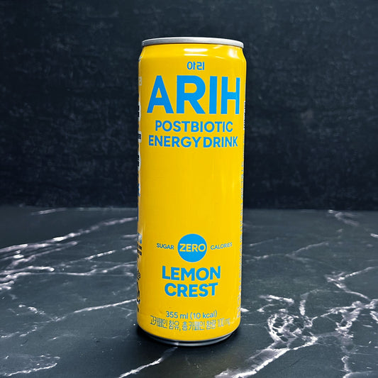 ARIH BTS Postbiotic Energy Drink Lemon Crest 355ml