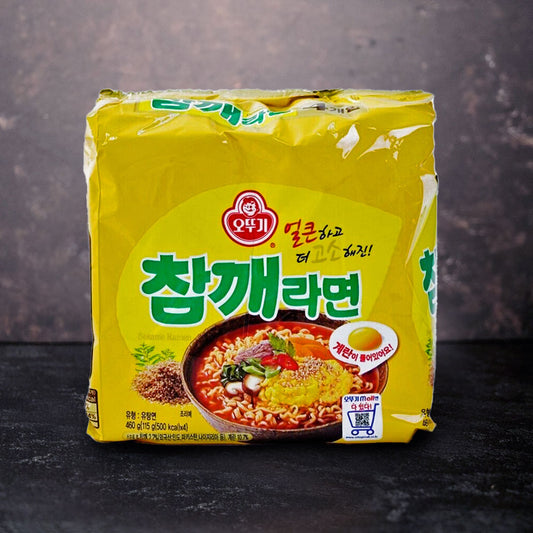 Ottogi Sesame Flavour Ramen Noodle 4 Pack 460g