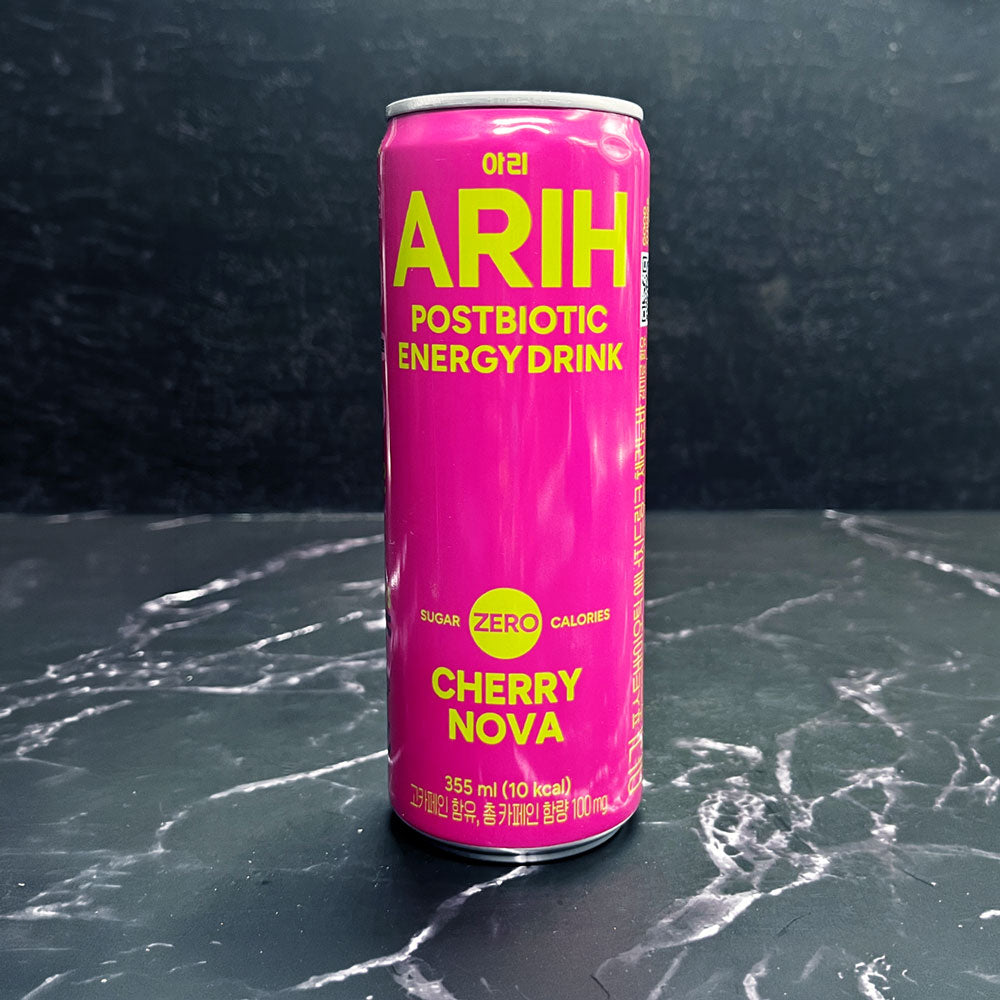 ARIH BTS Postbiotic Energy Drink Cherry Nova 355ml