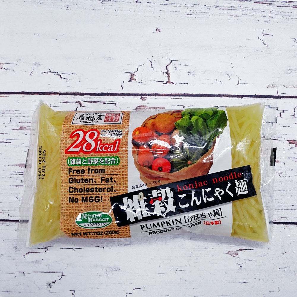 Ishibashiya Pumpkin Konjac Noodle 200g