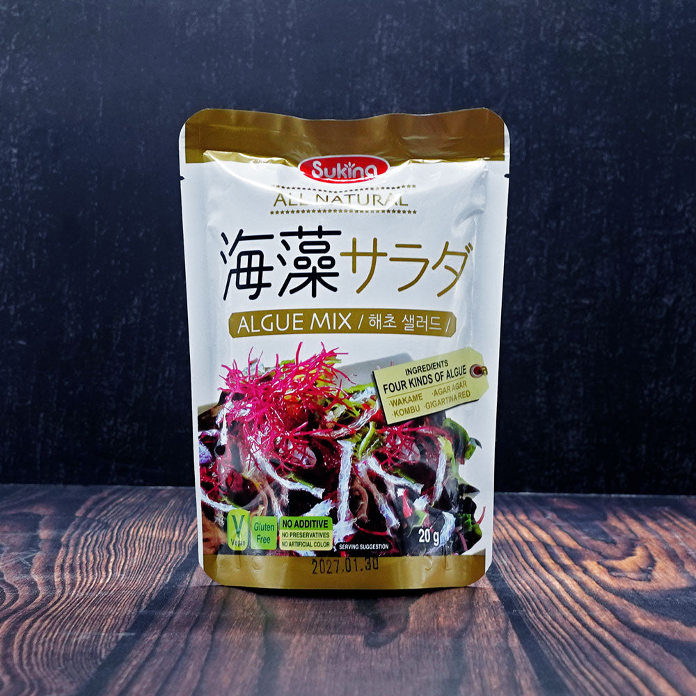 (Sukina) Dried Seaweed Salad – Algue Mix – 20g - Che Gourmet