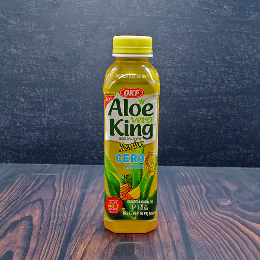 (OKF) Aloe Vera King Premium Pineapple Zero Sugar 500ml - Che Gourmet