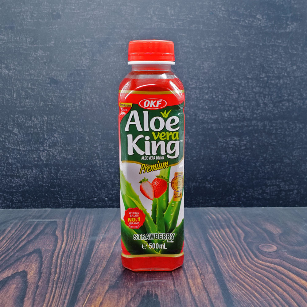 (OKF) Aloe Vera King Premium Strawberry 500ml - Che Gourmet