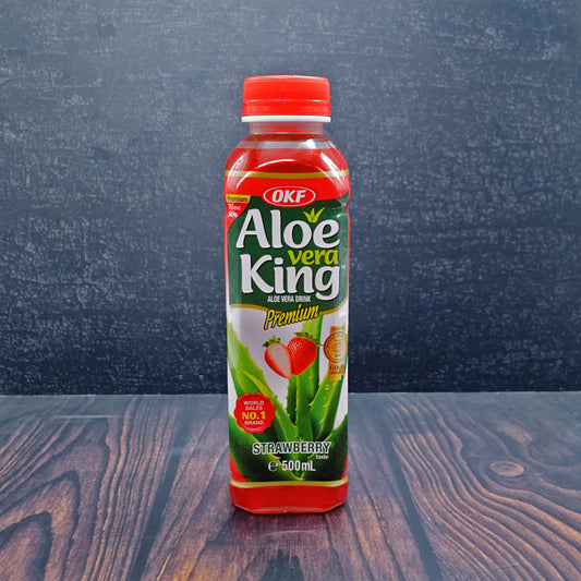 (OKF) Aloe Vera King Premium Strawberry 500ml - Che Gourmet