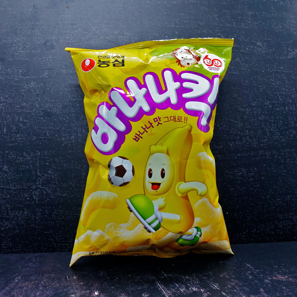 (Nongshim) Banana Kick Puffs 75g - Che Gourmet