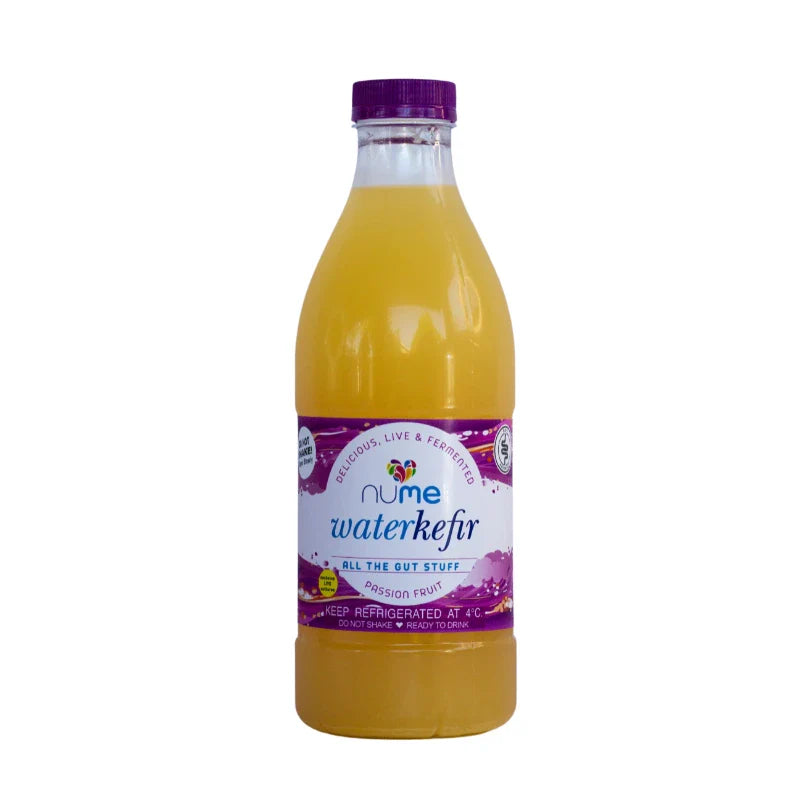 Passion Water Kefir 1L fermented water kefir from The Digestive Collective