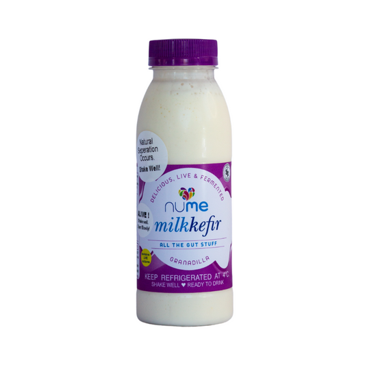 Granadilla Milk Kefir 100ml fermented milk kefir from The Digestive Collective