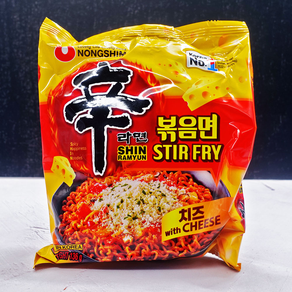 (Nongshim) Shin Ramen Stir Fry with Cheese 136g - Che Gourmet