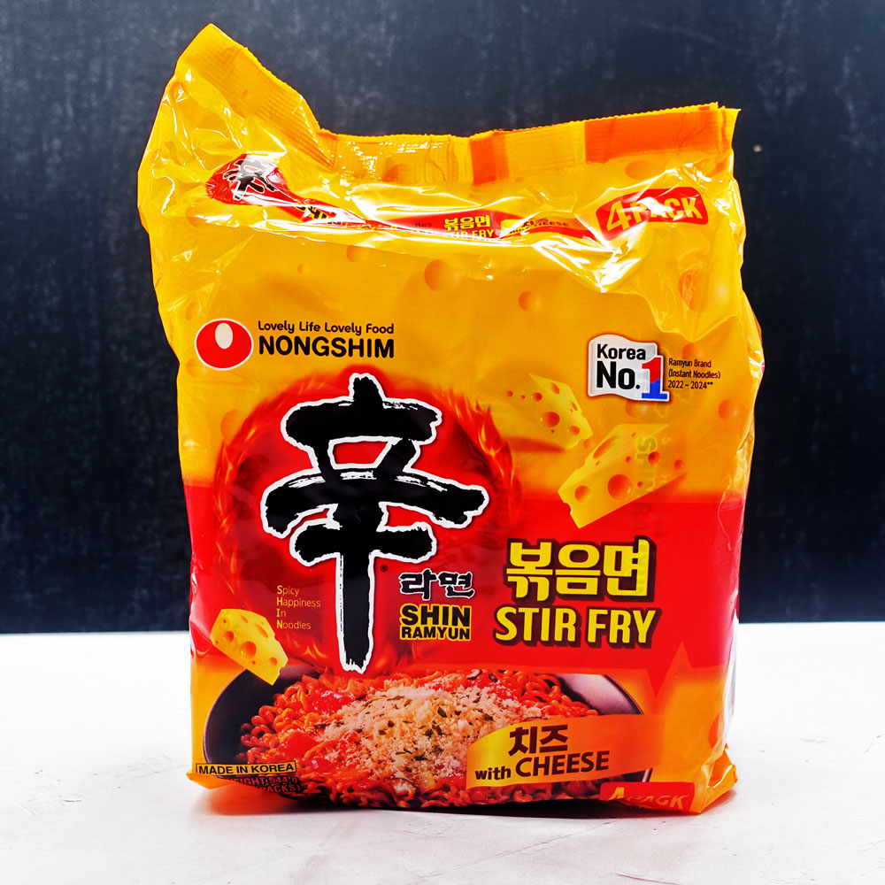(Nongshim) Shin Ramen Stir Fry with Cheese 4 Pack - Che Gourmet