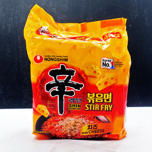 (Nongshim) Shin Ramen Stir Fry with Cheese 4 Pack - Che Gourmet