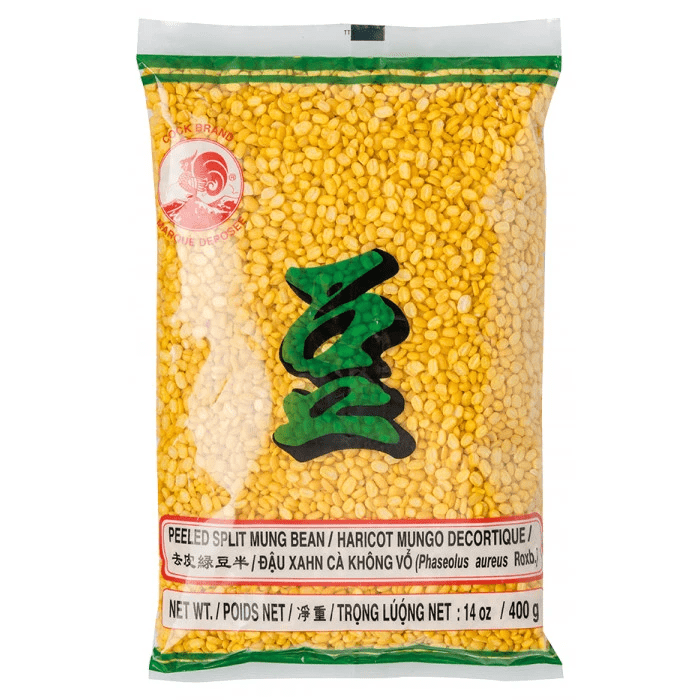 Cock Brand Peeled Split Mung Bean 400g - Che Gourmet