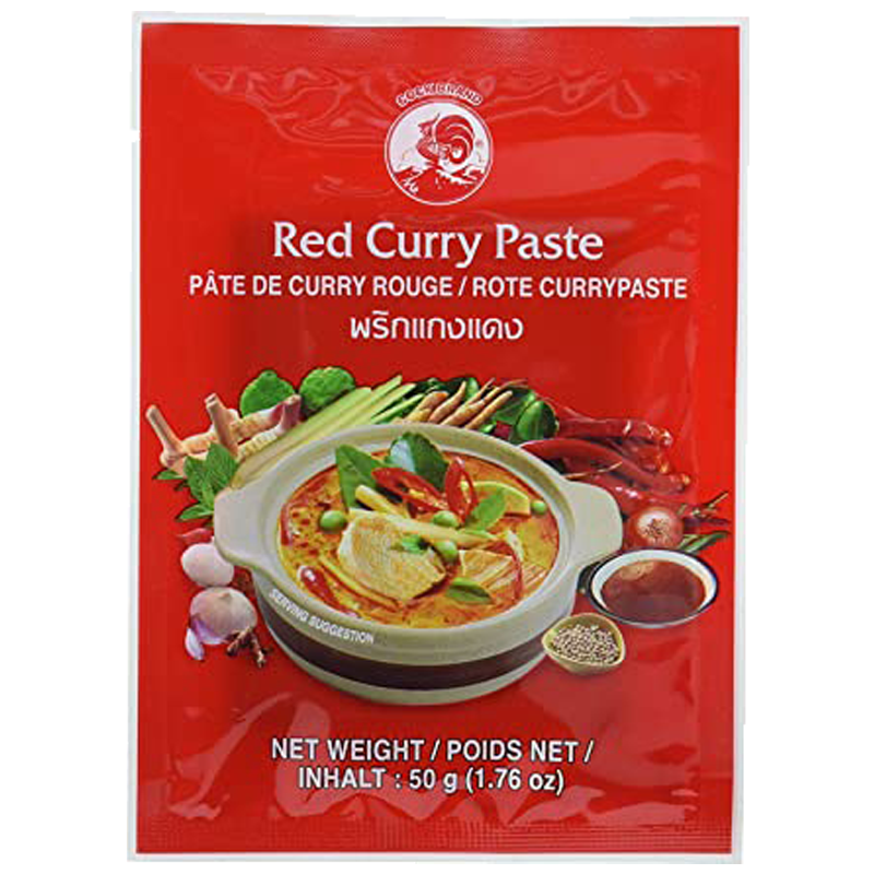Cock Brand Red Curry Paste 50g - Che Gourmet