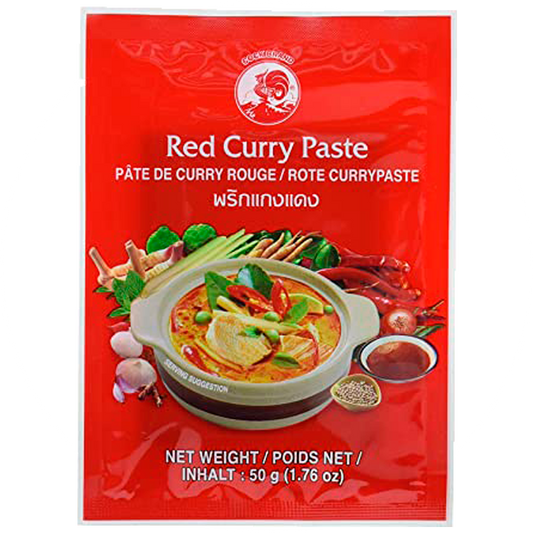 Cock Brand Red Curry Paste 50g - Che Gourmet