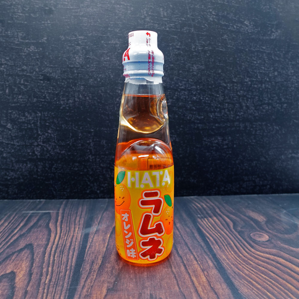 (Hata) Ramune Orange Flavour Soda Drink (200ml) - Che Gourmet