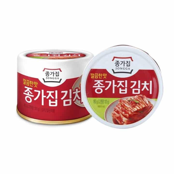 (Jongga) Roasted Canned Kimchi 160g