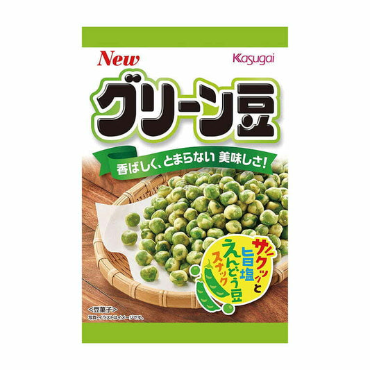 Kasugai Wasabi Green Mame, Roasted Hot Green Peas 67g - Che Gourmet