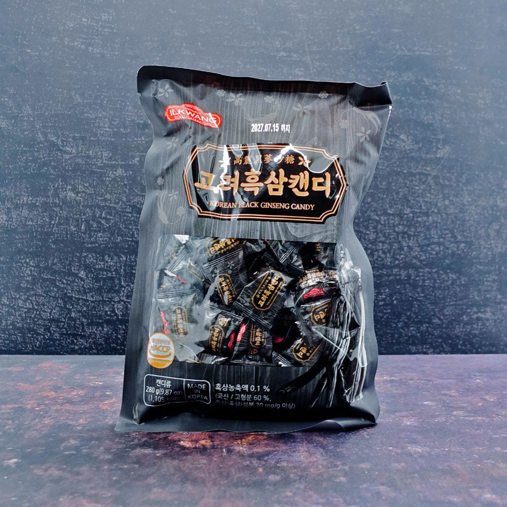 (Ilkwang) Korean Black Ginseng Candy 280g - Che Gourmet