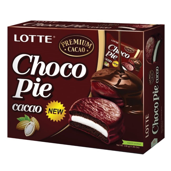 Lotte Choco Pie Cacao 12 Pack 336g