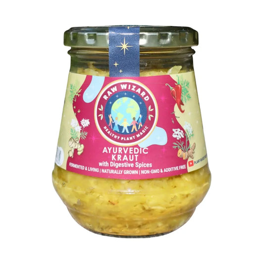 Raw Wizard Ayurvedic Kraut With Balancing Spices fermented food from The Digestive Collective