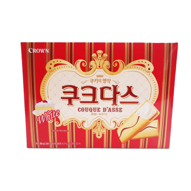 Crown CouQue D’asse White Torte Biscuits 289g