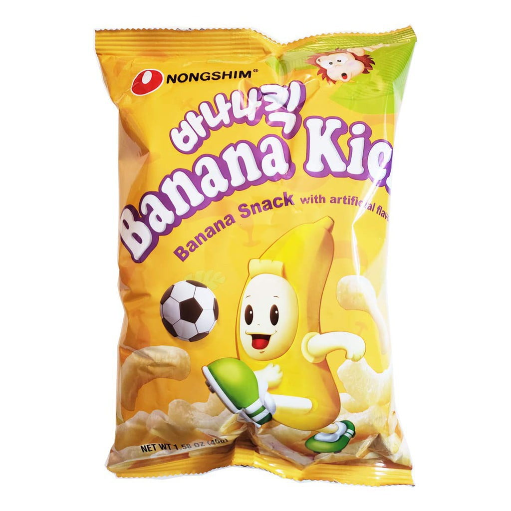 Nongshim Banana Kick Corn Snack 45g - Che Gourmet