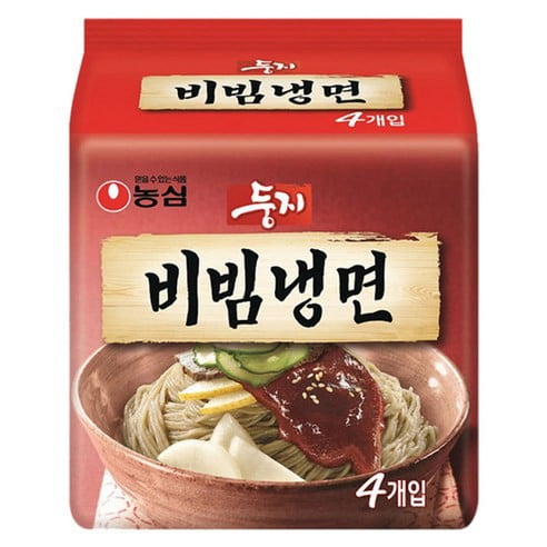 Nongshim Bibim Naengmyeon Cold Noodles (4 Pack) 648g